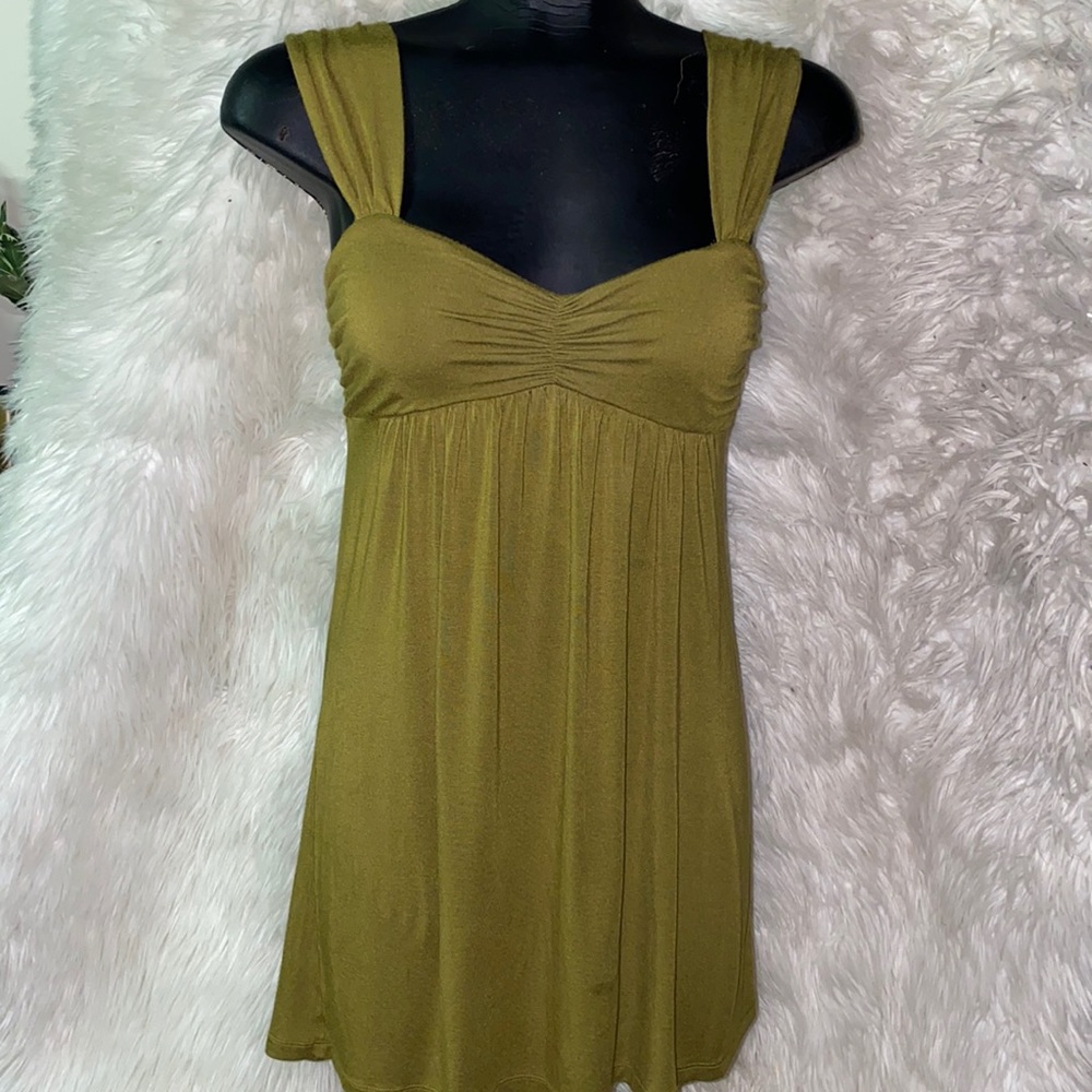 Forever 21 olive green dress